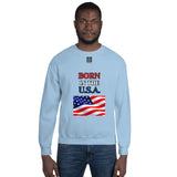 Unisex Sweatshirt "1032-0041 Born In The U.S.A. (Black Logo)" - JCBTGlobal