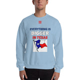 Unisex Sweatshirt "1032-0051 Everything Is Bigger In Texas (Red Logo)" - JCBTGlobal