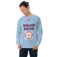 Unisex Sweatshirt "1032-0091 Insane Focus (Red Logo)" - JCBTGlobal