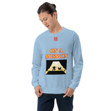 Unisex Sweatshirt "1032-0121 On A Mission (Red Logo)" - JCBTGlobal