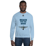 Unisex Sweatshirt "1032-0131 Reach For The Skies (Black Logo)" - JCBTGlobal