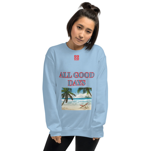 Unisex Sweatshirt "2032-0031 All Good Days (Red Logo)" - JCBTGlobal