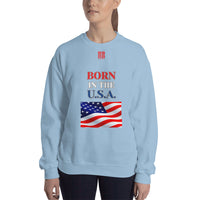 Unisex Sweatshirt "2032-0041 Born In The U.S.A. (Red Logo)" - JCBTGlobal