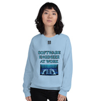 Unisex Sweatshirt "2032-0081 Software Engineer At Work (Black Logo)" - JCBTGlobal