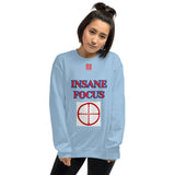 Unisex Sweatshirt "2032-0091 Insane Focus (Red Logo)" - JCBTGlobal