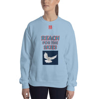 Unisex Sweatshirt "2032-0131 Reach For The Skies (Red Logo)" - JCBTGlobal