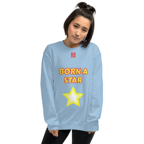 Unisex Sweatshirt "2032-0151 Born A Star (Red Logo)" - JCBTGlobal