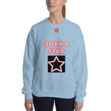 Unisex Sweatshirt "2032-0152 Born A Star (Red Logo)" - JCBTGlobal