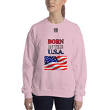 Unisex Sweatshirt "2032-0041 Born In The U.S.A. (Black Logo)" - JCBTGlobal