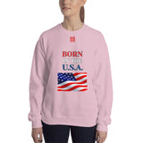 Unisex Sweatshirt "2032-0041 Born In The U.S.A. (Red Logo)" - JCBTGlobal