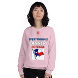 Unisex Sweatshirt "2032-0051 Everything Is Bigger In Texas (Red Logo)" - JCBTGlobal