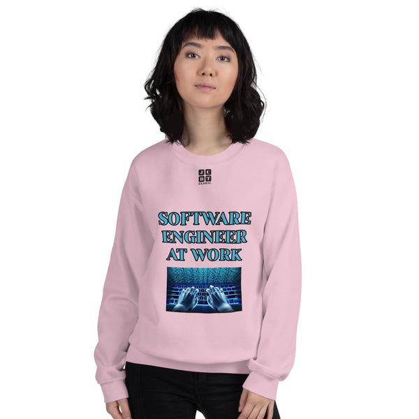 Unisex Sweatshirt "2032-0081 Software Engineer At Work (Black Logo)" - JCBTGlobal