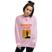 Unisex Sweatshirt "2031-0031 Born To Surf (Red Logo)" - JCBTGlobal