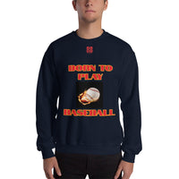 Unisex Sweatshirt "1031-0021 Born To Play Baseball (Red Logo)" - JCBTGlobal