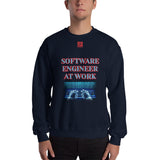 Unisex Sweatshirt "1032-0081 Software Engineer At Work (Red Logo)" - JCBTGlobal