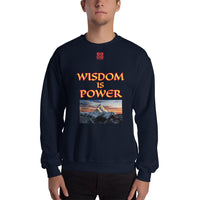 Unisex Sweatshirt "1032-0111 Wisdom Is Power (Red Logo)" - JCBTGlobal