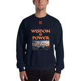 Unisex Sweatshirt "1032-0111 Wisdom Is Power (Red Logo)" - JCBTGlobal