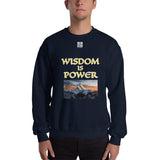 Unisex Sweatshirt "1032-0111 Wisdom Is Power (White Logo)" - JCBTGlobal