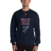 Unisex Sweatshirt "1032-0141 Reach For The Stars (Red Logo)" - JCBTGlobal