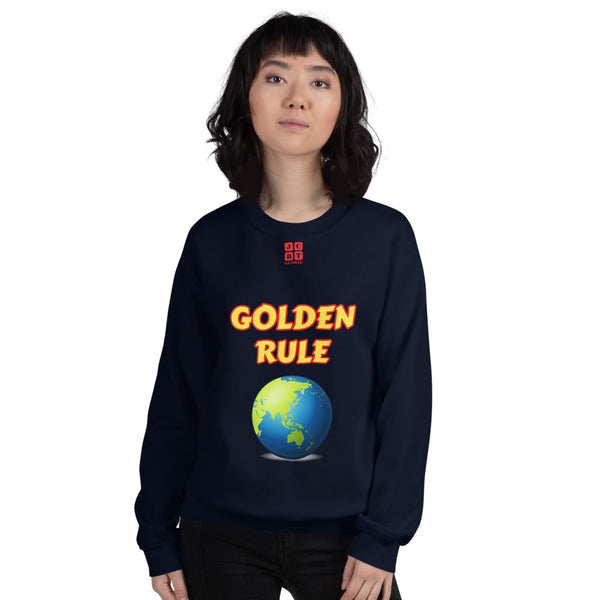 Unisex Sweatshirt "2032-0021 Golden Rule (Red Logo)" - JCBTGlobal