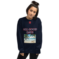 Unisex Sweatshirt "2032-0031 All Good Days (Red Logo)" - JCBTGlobal