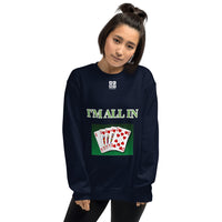 Unisex Sweatshirt "2032-0061 I'm All In (White Logo)" - JCBTGlobal