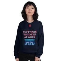 Unisex Sweatshirt "2032-0081 Software Engineer At Work (Red Logo)" - JCBTGlobal