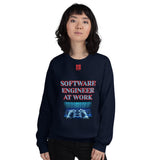 Unisex Sweatshirt "2032-0081 Software Engineer At Work (Red Logo)" - JCBTGlobal