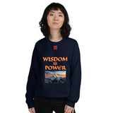 Unisex Sweatshirt "2032-0111 Wisdom Is Power (Red Logo)" - JCBTGlobal