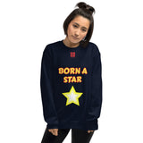 Unisex Sweatshirt "2032-0151 Born A Star (Red Logo)" - JCBTGlobal