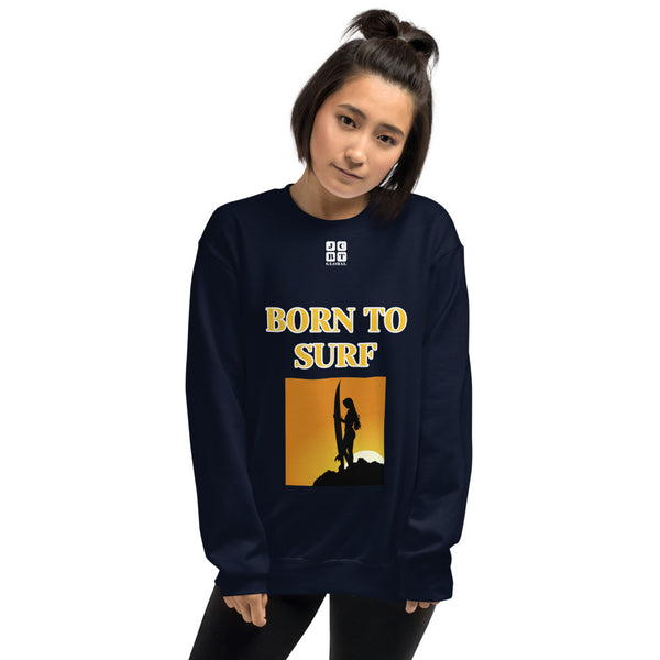 Unisex Sweatshirt "2031-0031 Born To Surf (White Logo)" - JCBTGlobal