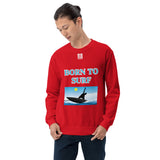 Unisex Sweatshirt "1031-0061 Born To Surf (White Logo)" - JCBTGlobal