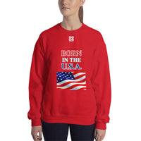 Unisex Sweatshirt "2032-0041 Born In The U.S.A. (White Logo)" - JCBTGlobal