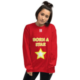 Unisex Sweatshirt "2032-0151 Born A Star (White Logo)" - JCBTGlobal