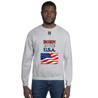 Unisex Sweatshirt "1032-0041 Born In The U.S.A. (Black Logo)" - JCBTGlobal