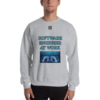 Unisex Sweatshirt "1032-0081 Software Engineer At Work (Black Logo)" - JCBTGlobal