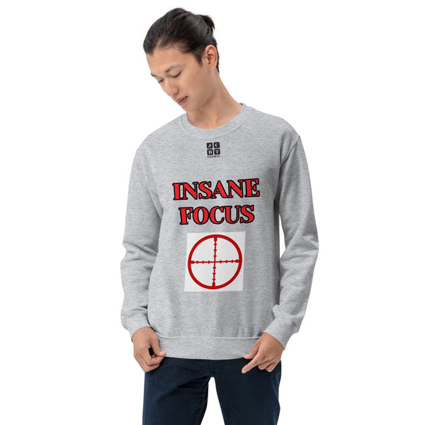 Unisex Sweatshirt "1032-0091 Insane Focus (Black Logo)" - JCBTGlobal