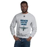 Unisex Sweatshirt "1032-0131 Reach For The Skies (Black Logo)" - JCBTGlobal