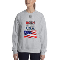 Unisex Sweatshirt "2032-0041 Born In The U.S.A. (Black Logo)" - JCBTGlobal