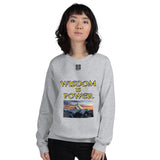 Unisex Sweatshirt "2032-0111 Wisdom Is Power (Black Logo)" - JCBTGlobal