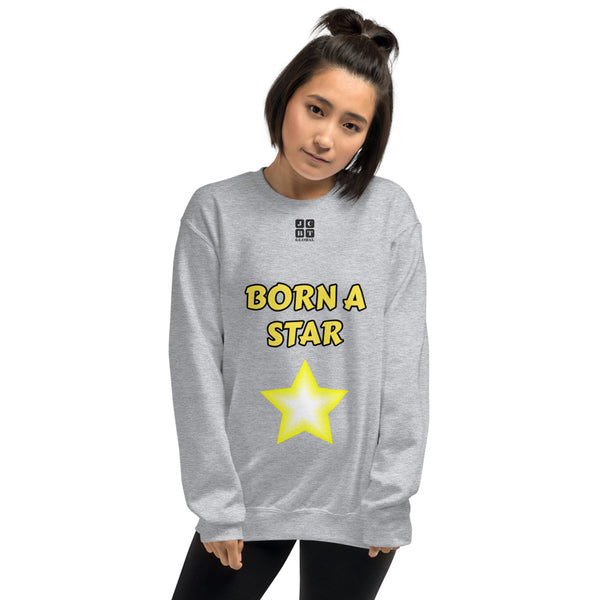 Unisex Sweatshirt "2032-0151 Born A Star (Black Logo)" - JCBTGlobal