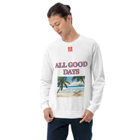 Unisex Sweatshirt "1032-0031 All Good Days (Red Logo)" - JCBTGlobal