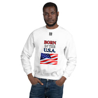 Unisex Sweatshirt "1032-0041 Born In The U.S.A. (Black Logo)" - JCBTGlobal