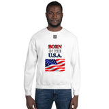 Unisex Sweatshirt "1032-0041 Born In The U.S.A. (Black Logo)" - JCBTGlobal