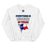 Unisex Sweatshirt "1032-0051 Everything Is Bigger In Texas (Black Logo)" - JCBTGlobal