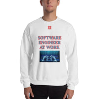 Unisex Sweatshirt "1032-0081 Software Engineer At Work (Red Logo)" - JCBTGlobal