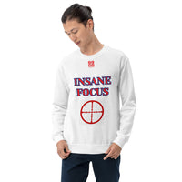 Unisex Sweatshirt "1032-0091 Insane Focus (Red Logo)" - JCBTGlobal