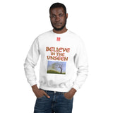 Unisex Sweatshirt "1032-0101 Believe In The Unseen (Red Logo)" - JCBTGlobal