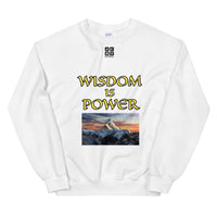 Unisex Sweatshirt "1032-0111 Wisdom Is Power (Black Logo)" - JCBTGlobal