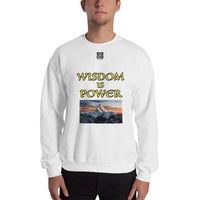 Unisex Sweatshirt "1032-0111 Wisdom Is Power (Black Logo)" - JCBTGlobal